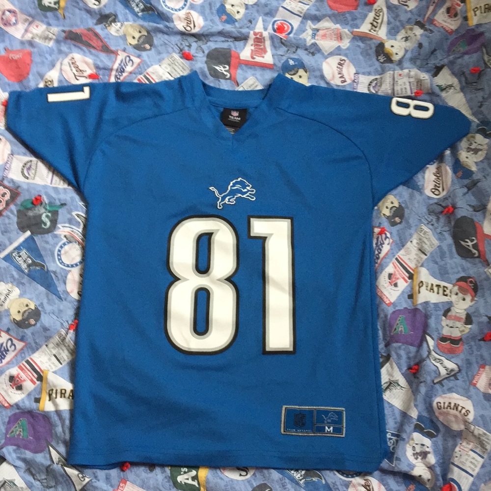 Calvin Johnson: Detroit Lions Football Jersey